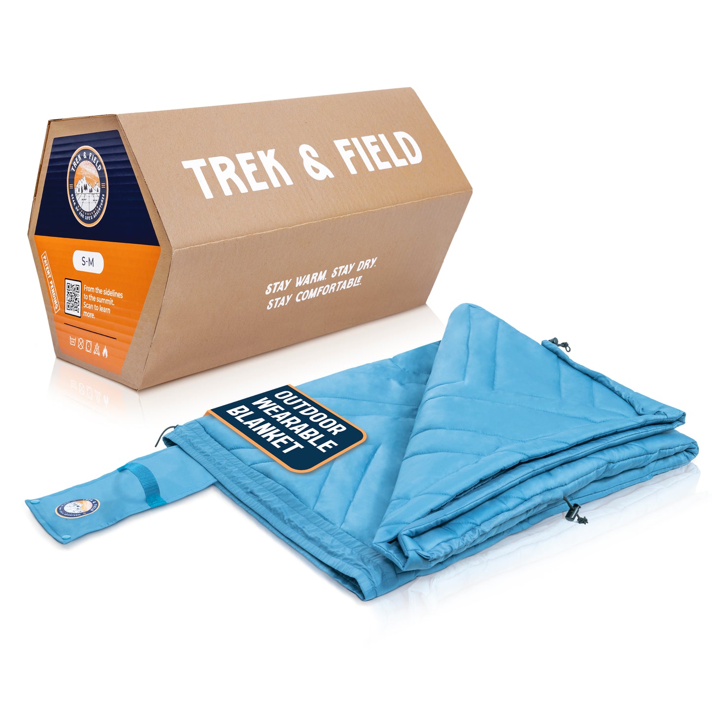 The Benchwarmer by Trek & Field - Wearable Stadium Blanket