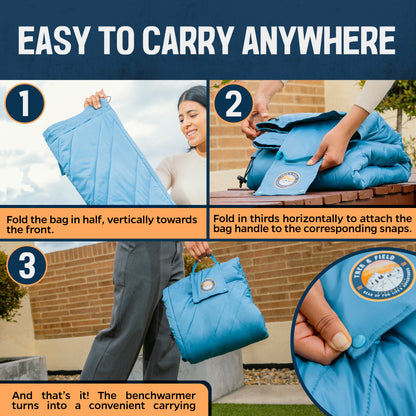 The Benchwarmer by Trek & Field - Wearable Stadium Blanket