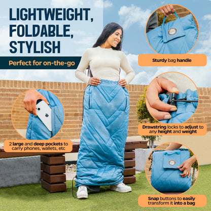 The Benchwarmer by Trek & Field - Wearable Stadium Blanket
