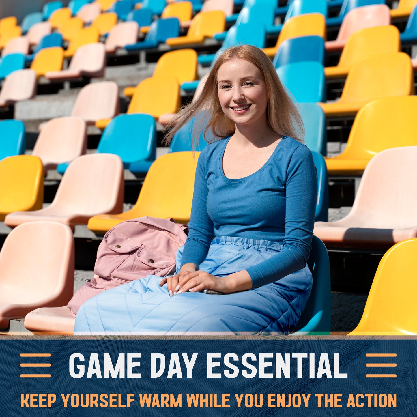 The Benchwarmer by Trek & Field - Wearable Stadium Blanket